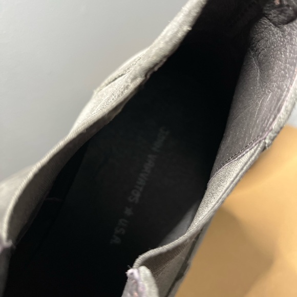 JOHN VARVATOS coal grey star s low Chelsea boots - Picture 5 of 8